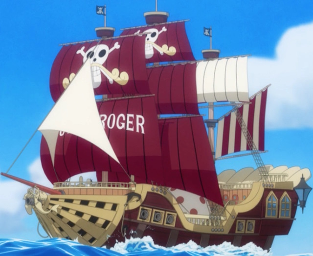 An image of Oro Jackson pirate ship in One Piece.