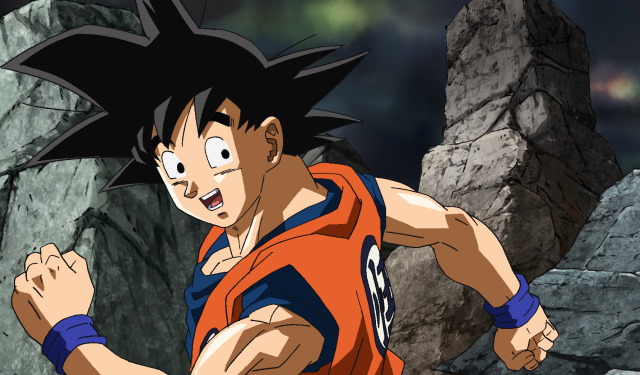 An image of OP main character named 
Goku from Dragon Ball anime.