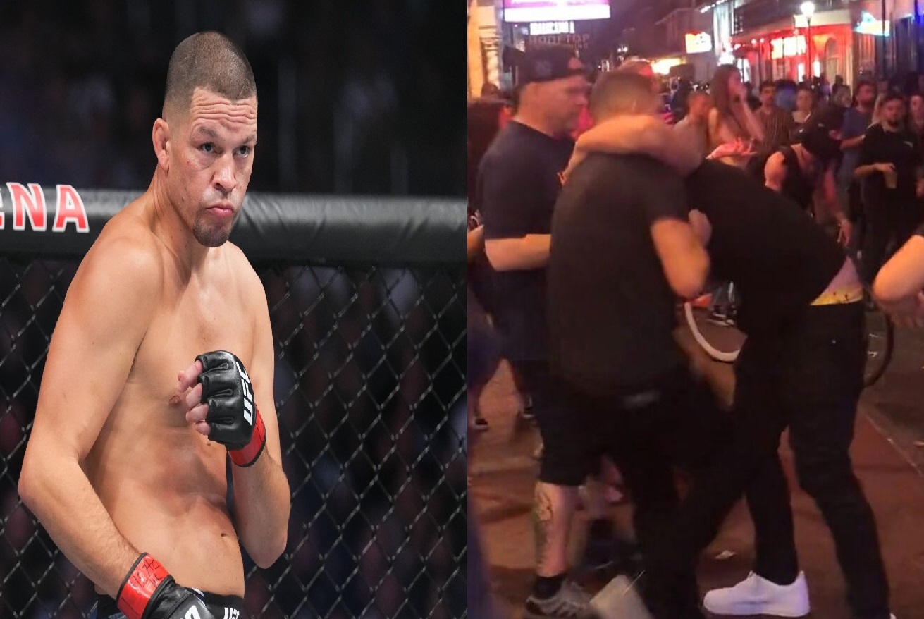 UFC Star Nate Diaz Filmed Choking a Man in a Street Brawl in New Orleans