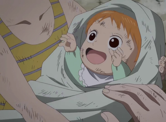 Baby Nami in One Piece
