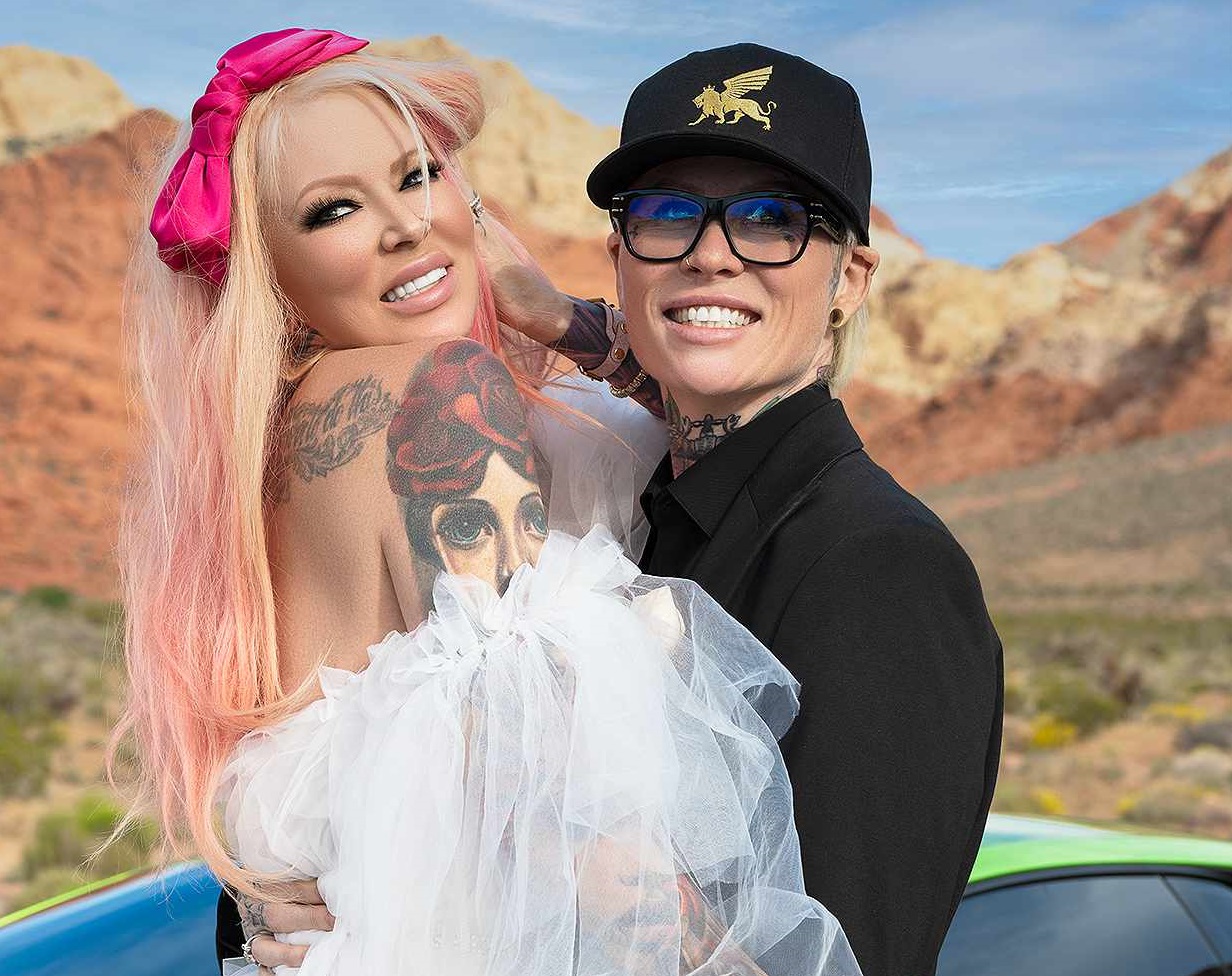 Jenna Jameson Ties the Knot with Girlfriend Jessi Lawless in Las Vegas, See Pictures